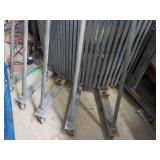 Lot Description: Expandable Metal Gate 6-8 ft in length - Heavy duty commercial grade, 6.5 feet tall