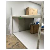 Industrial Steel Warehouse Shelving Rack, 2-Tier - Storage Unit #13 CONTENTS NOT INCLUDED