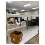 Industrial Steel Warehouse Shelving Rack, 2-Tier - Storage Unit #14 CONTENTS NOT INCLUDED