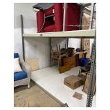 Industrial Steel Warehouse Shelving Rack, 2-Tier - Storage Unit #19 CONTENTS NOT INCLUDED