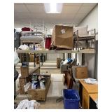 Industrial Steel Warehouse Shelving Rack, 2-Tier - Storage Unit #24 CONTENTS NOT INCLUDED