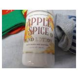 Stockings and Hand lotion...