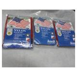 3 Nylon 3 ft x 5 ft US Flags...