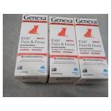3 Genexa Kids Pain and Fever...