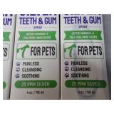 3 Silver Teeth and Spray for Pets...