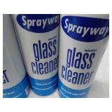 3 Spray way Glass Cleaner...
