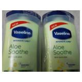 2 Vaseline Aloe Soothe Body Lotion...