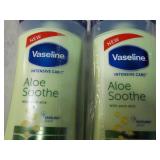2 Vaseline Aloe Soothe Body Lotion...