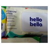 3 pkgs Hello Bello Premium wipes...