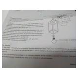 2 pack Outdoor Wall Lanterns...