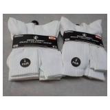 12 pair Wear Proof White Athletic S...