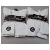 12 pair Wear Proof White Athletic S...