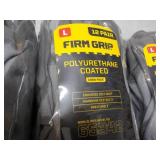 36 pair size large Firm Grip Polyur...