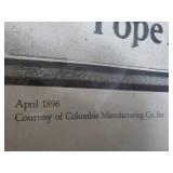 Columbia Bicycles Poster 23 x 35"...