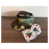 Afghan National Hat Uniform Hat and Pins