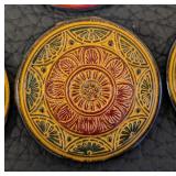 Set of 12 Czech Glass Buttons, 1.25 Inch Diameter