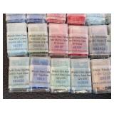 Collection of 45+ Packs of Cube Beads Assorted Colors and Sizes