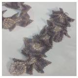 Leslie Frazier Trumpet Flower Garland Necklace and Edwardian Ruffles Bracelet Bead Kits