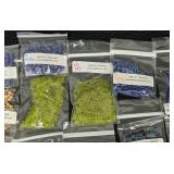 Lot of 35 Miyuki Cube Bead Packs Assorted Colors