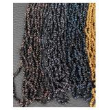 Lot of 13 Bundles of Glass Seed Bead Strings - 6 Strands Per Bundle