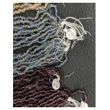 Lot of 13 Bundles of Glass Seed Bead Strings - 6 Strands Per Bundle
