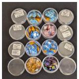 Assorted Loose Swarovski Crystals in Multiple Shapes and Colors