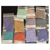 Lot of 45 Matsuno Seed Bead Packs Assorted Colors