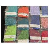 Lot of 45 Matsuno Seed Bead Packs Assorted Colors
