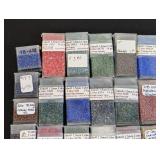Collection of 60 Toho and Miyuki Seed Bead Packs Assorted Colors