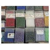 Collection of 60 Toho and Miyuki Seed Bead Packs Assorted Colors