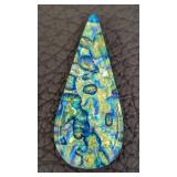 Pair of Dichroic Glass Pendants