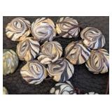 Collection of Art Glass Beads and Strands, .75 Inch Diameter