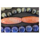 Collection of 14 Assorted Stone Bead Strands