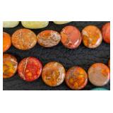 Collection of 14 Assorted Stone Bead Strands