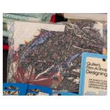 Quilting Fabric Bundle with Tools and Pre-Cut Triangles