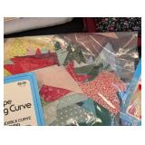 Quilting Fabric Bundle with Tools and Pre-Cut Triangles