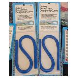 Quilting Fabric Bundle with Tools and Pre-Cut Triangles