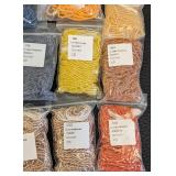 Collection of 33 Czech String Bead Packs in Assorted Colors