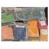 Collection of 33 Czech String Bead Packs in Assorted Colors