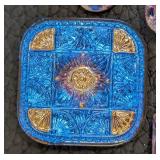 Set of 10 Czech Glass Buttons Decorative Assorted Designs