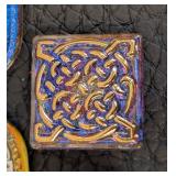 Set of 10 Czech Glass Buttons Decorative Assorted Designs