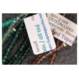 Collection of 55 Strands 3mm and 4mm Faceted Glass Beads Assorted Colors