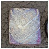 Set of 4 Raku Ceramic Pendants Assorted Shapes