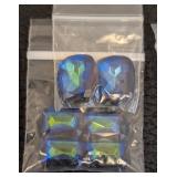 Assorted Blue and Green Swarovski Crystal Jewels Collection