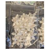 Collection of 30 Packs Flower and Leaf Shaped Beads Assorted Colors and Styles