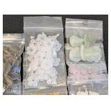 Collection of 30 Packs Flower and Leaf Shaped Beads Assorted Colors and Styles