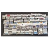Collection of 50+ Packs Czech and Swarovski 3mm & 4mm Faceted Beads