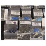 Collection of 50+ Packs Czech and Swarovski 3mm & 4mm Faceted Beads