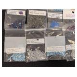 Collection of 50+ Packs Czech and Swarovski 3mm & 4mm Faceted Beads