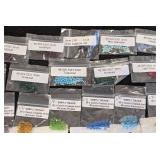 Collection of 50+ Packs Czech and Swarovski 3mm & 4mm Faceted Beads